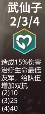 云頂之弈S11武仙子羈絆效果介紹