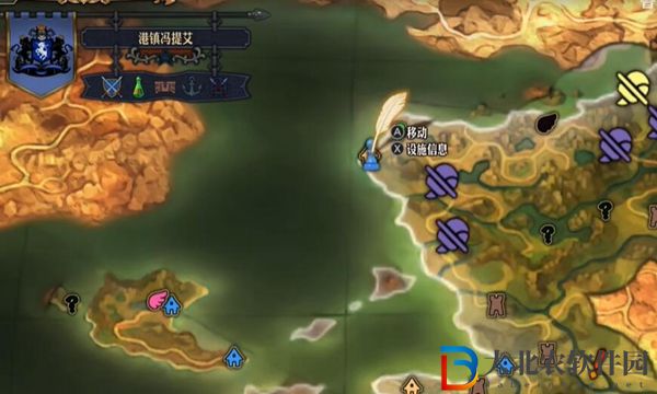 圣獸之王科爾尼亞地區藏寶圖挖掘位置介紹