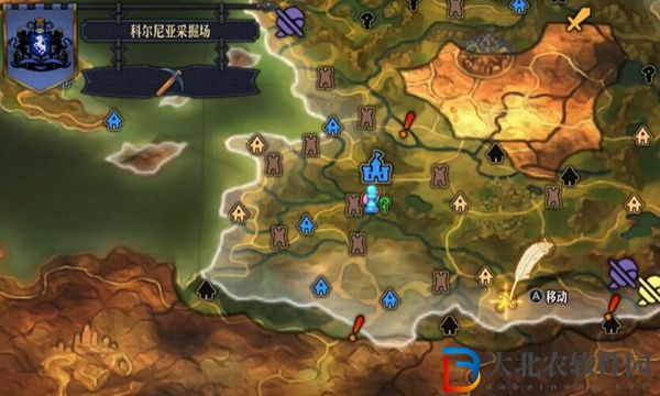 圣獸之王科爾尼亞地區藏寶圖挖掘位置介紹
