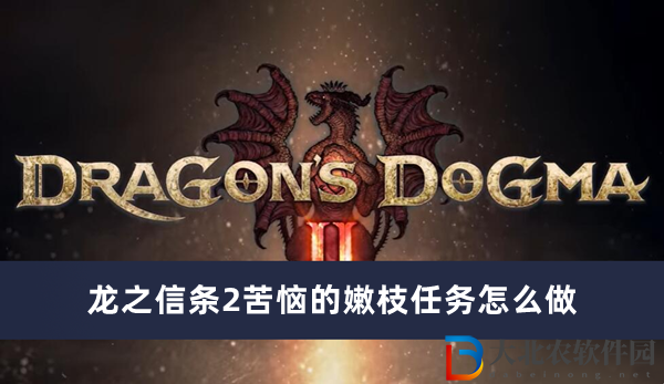 龍之信條2苦惱的嫩枝任務怎么做