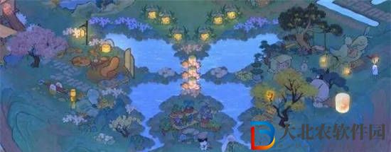 桃源深處有人家蝴蝶譚布局什么樣