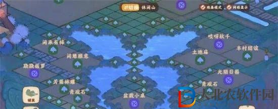 桃源深處有人家蝴蝶譚布局什么樣
