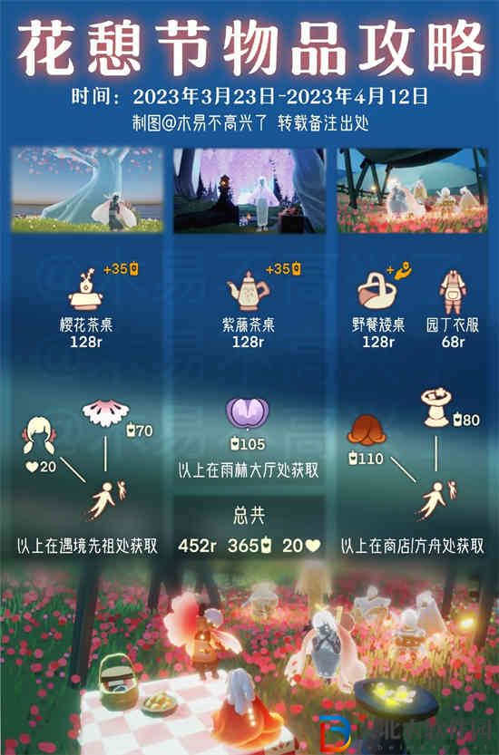 光遇花憩節兌換圖是什么