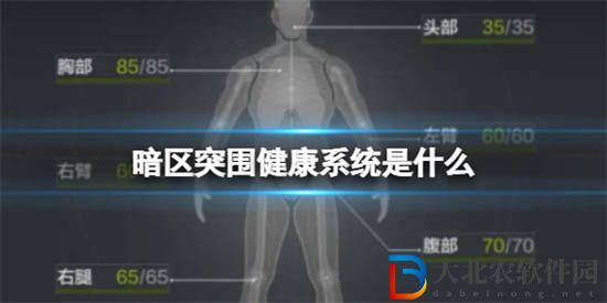 暗區突圍健康系統是什么