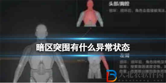 暗區突圍有什么異常狀態