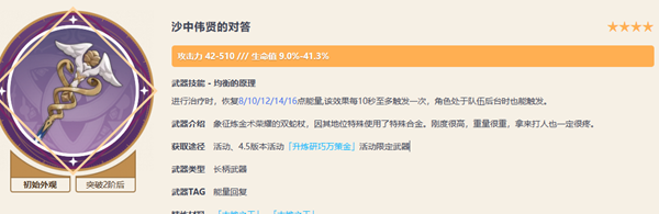 原神沙中偉賢的對(duì)答突破材料大全