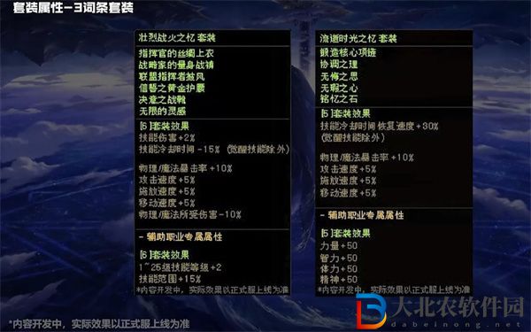 dnf新固有史詩套裝屬性是什么