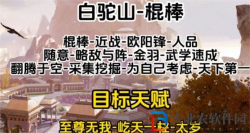 射雕心法選擇介紹