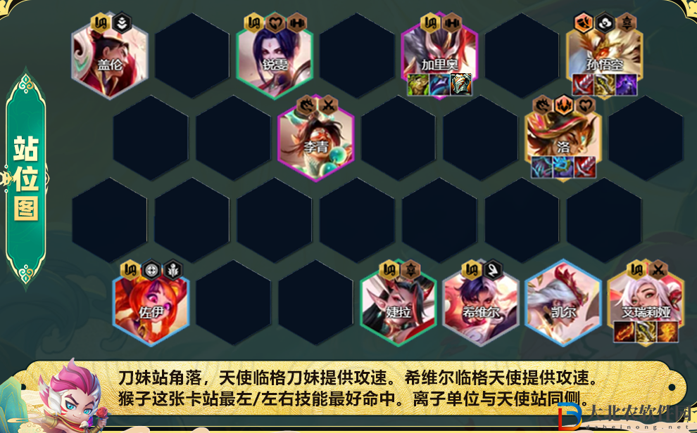 金鏟鏟之戰s11天使陣容怎么玩