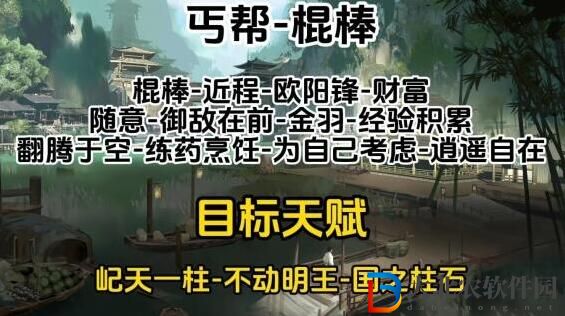 射雕全門派職業(yè)天賦推薦