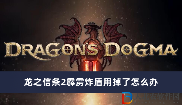 龍之信條2霹靂炸盾用掉了怎么辦