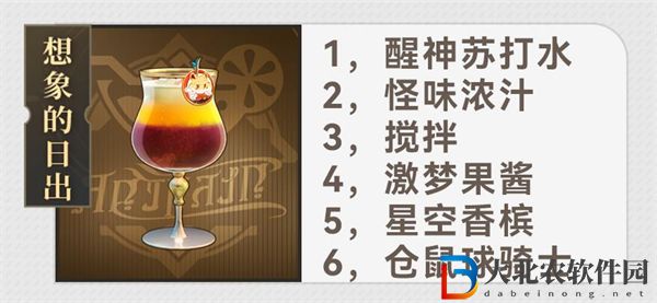 崩壞星穹鐵道杯中逸事配方大全