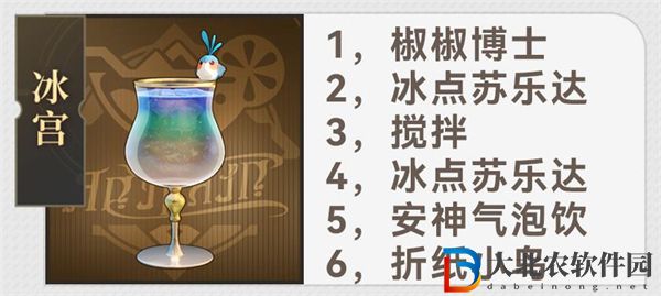 崩壞星穹鐵道杯中逸事配方大全