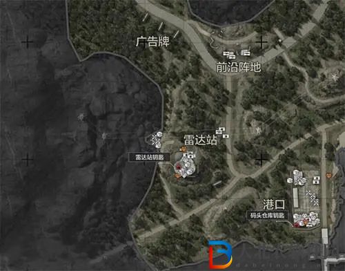 暗區(qū)突圍山谷物資分布圖一覽