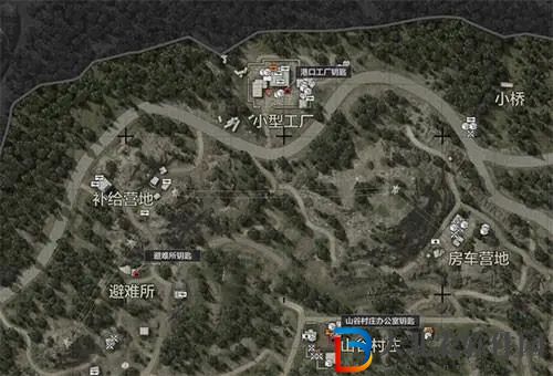 暗區(qū)突圍山谷物資分布圖一覽