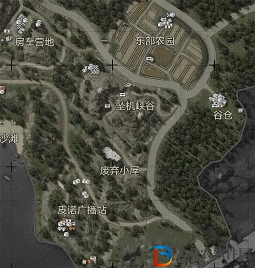 暗區(qū)突圍山谷物資分布圖一覽