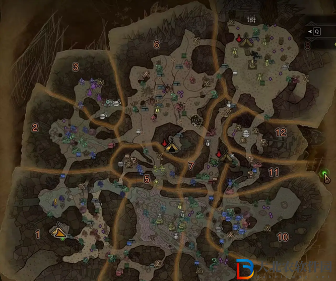 怪物獵人世界營地位置攻略
