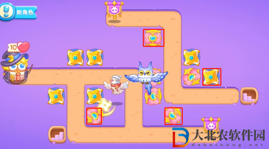 保衛蘿卜4阿波與魔法寶藏第8關通關攻略
