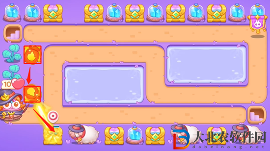 保衛(wèi)蘿卜4阿波與魔法寶藏第10關(guān)通關(guān)攻略