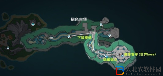 原神4.6舊日之海錨點秘境怎么開圖
