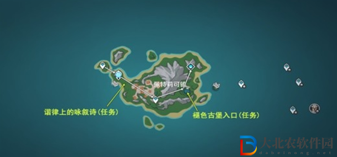 原神4.6舊日之海錨點秘境怎么開圖