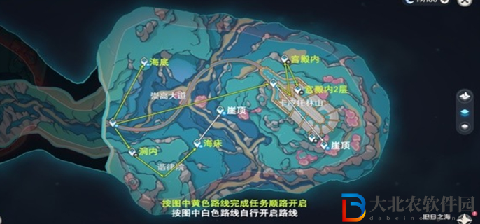 原神4.6舊日之海錨點秘境怎么開圖