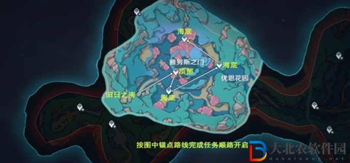 原神4.6舊日之海錨點秘境怎么開圖