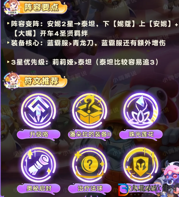 云頂之弈S11圣賢莉莉婭陣容推薦
