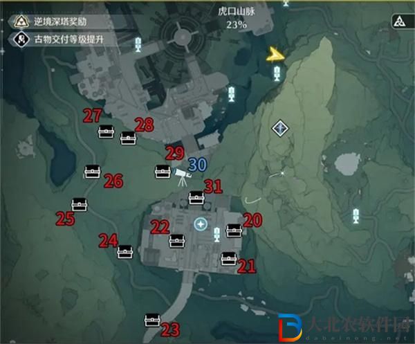 鳴潮虎口山脈探索寶箱在哪里