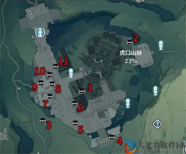 鳴潮虎口山脈探索寶箱在哪里