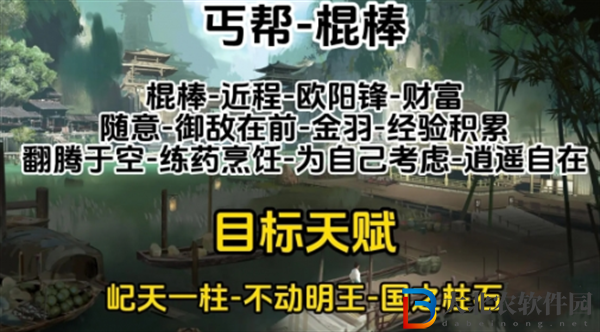 射雕手游天賦怎么選擇