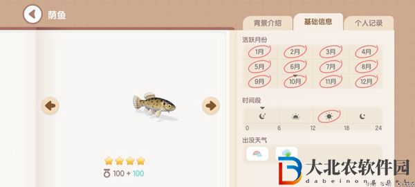 心動小鎮釣魚圖鑒有哪些