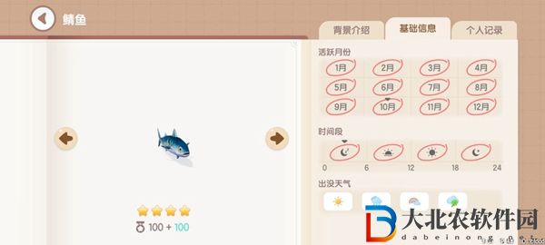 心動小鎮釣魚圖鑒有哪些