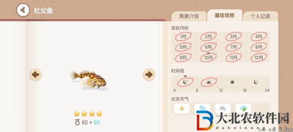 心動小鎮釣魚圖鑒有哪些