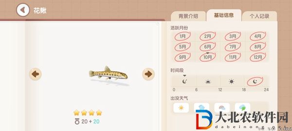 心動小鎮釣魚圖鑒有哪些