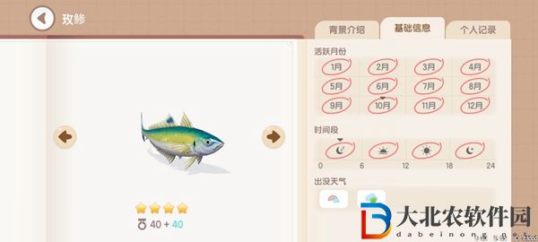 心動小鎮釣魚圖鑒有哪些