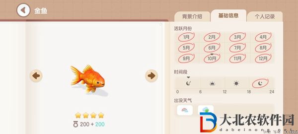 心動小鎮釣魚圖鑒有哪些