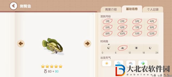 心動小鎮釣魚圖鑒有哪些