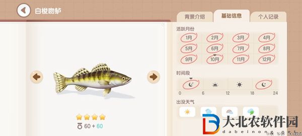 心動小鎮釣魚圖鑒有哪些