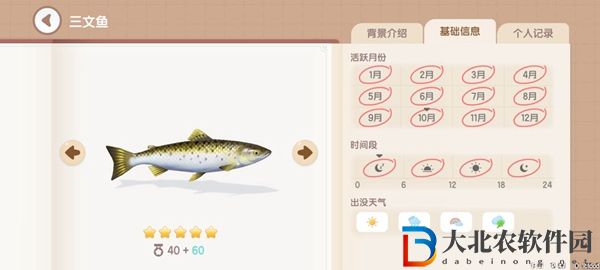 心動小鎮釣魚圖鑒有哪些