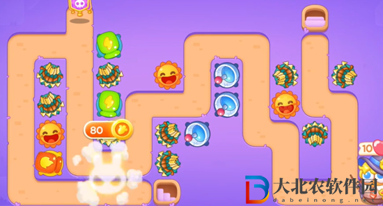 保衛蘿卜4阿波與魔法寶藏第31關通關攻略