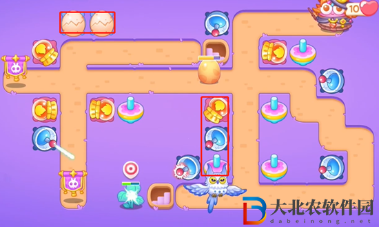 保衛(wèi)蘿卜4阿波與魔法寶藏第34關(guān)通關(guān)攻略