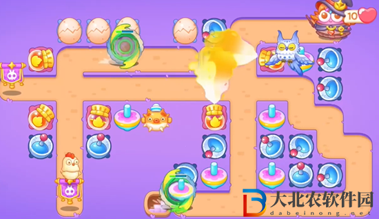 保衛(wèi)蘿卜4阿波與魔法寶藏第34關(guān)通關(guān)攻略
