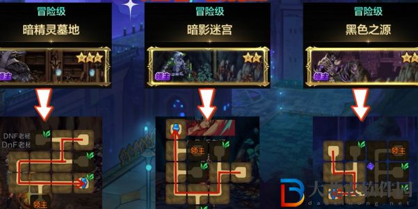 DNF手游獅子頭線路大全