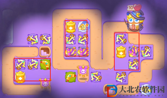 保衛蘿卜4阿波與魔法寶藏第35關通關攻略