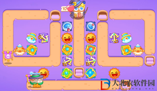 保衛(wèi)蘿卜4阿波與魔法寶藏第37關(guān)通關(guān)攻略