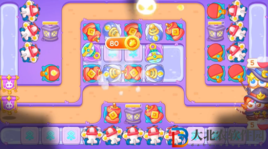 保衛(wèi)蘿卜4阿波與魔法寶藏第45關(guān)通關(guān)攻略