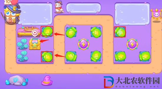 保衛(wèi)蘿卜4阿波與魔法寶藏第38關(guān)通關(guān)攻略