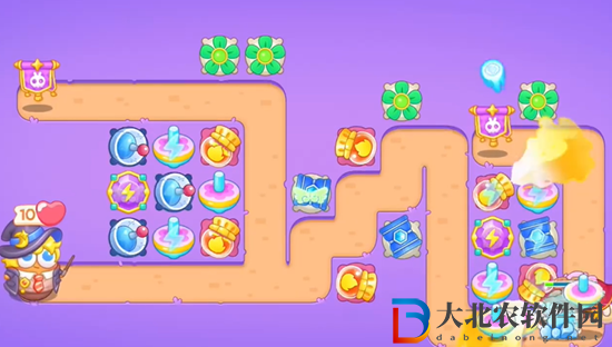 保衛(wèi)蘿卜4阿波與魔法寶藏第39關(guān)通關(guān)攻略