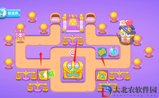 保衛(wèi)蘿卜4阿波與魔法寶藏第50關(guān)通關(guān)攻略